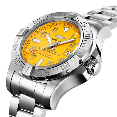 breitling avenger seawolf yellow replica|breitling avenger seawolf review.